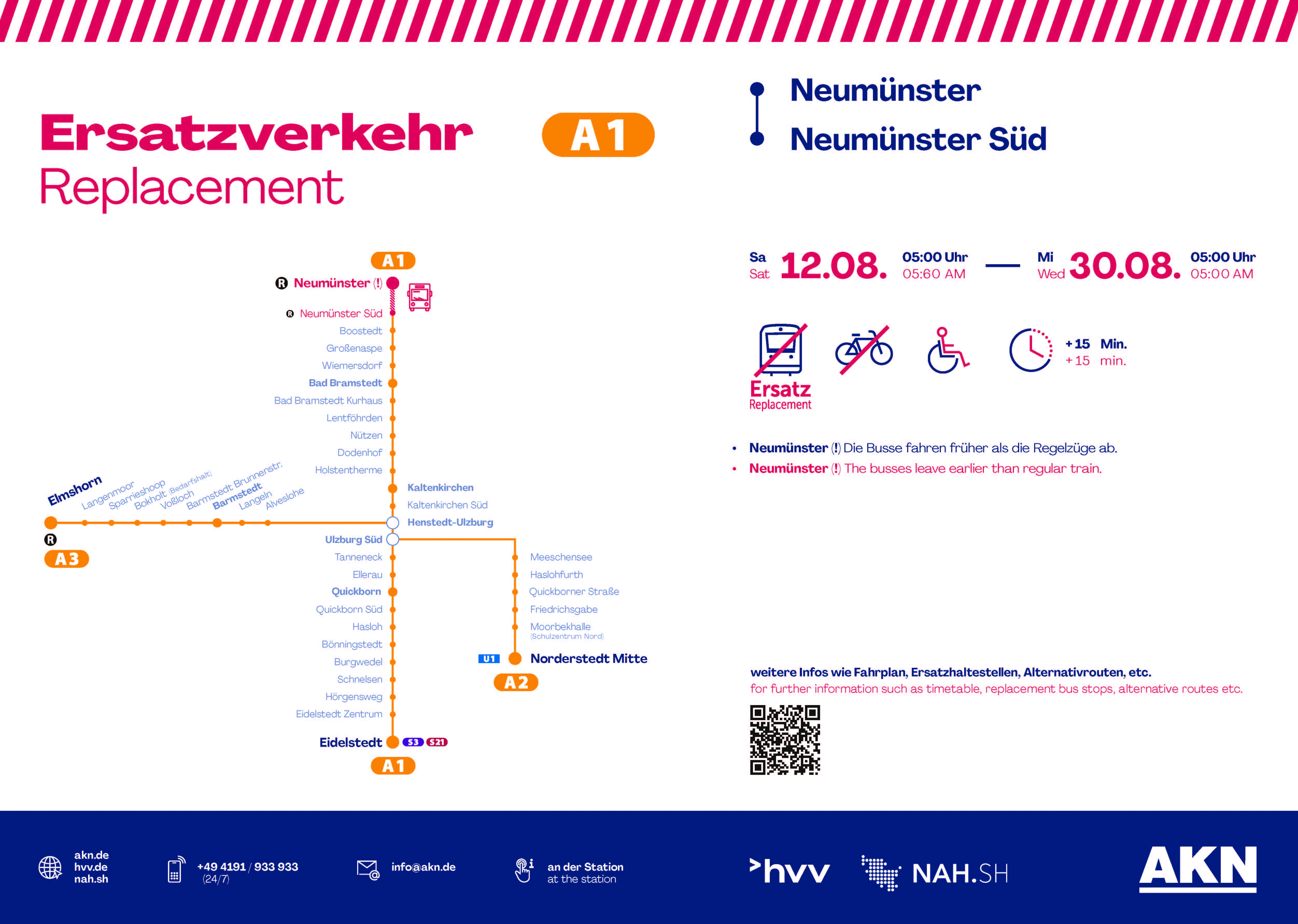 Fahrplanänderungen | AKN - Meine Tägliche Verbindung